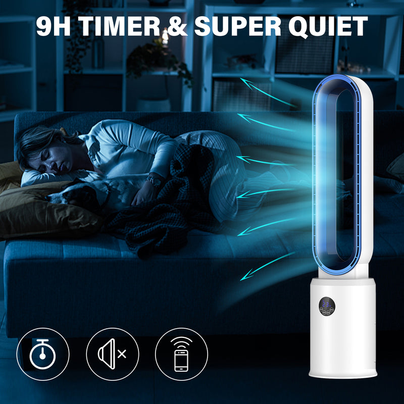 Advwin Fans Advwin Bladeless Tower Fan Portable Electric
