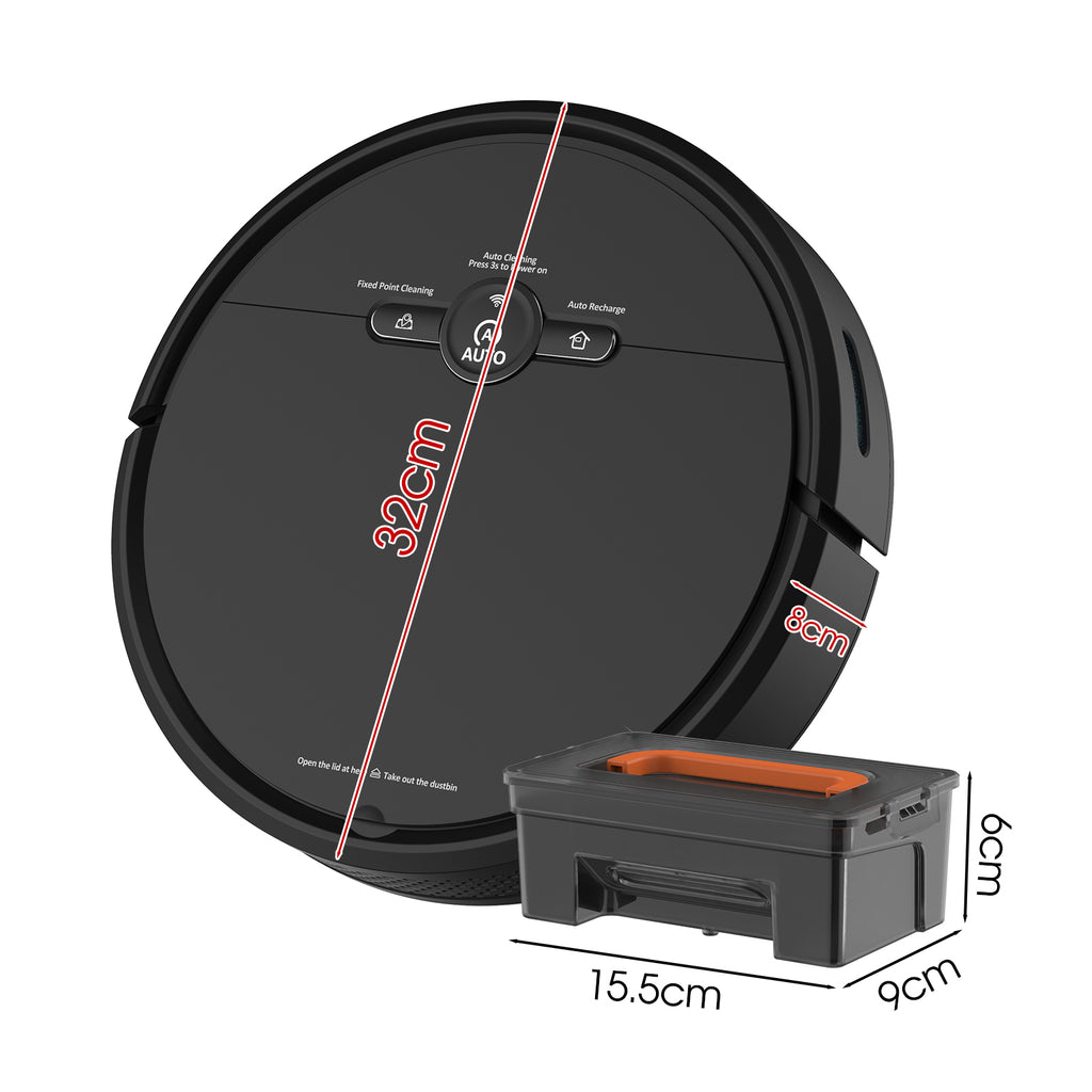 Advwin 2500Pa Robot Vacuum Cleaner 3in1