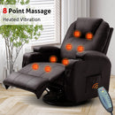Advwin Recliner Massage Chair Sofa PU Leather