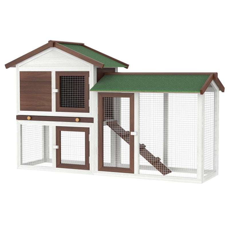 Advwin Rabbit Hutch Chicken Coop Wooden