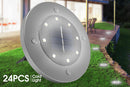 Advwin 24PCS Bright Solar Garden in-Ground Lights