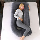 Advwin 55" J Shaped Pregnant Pillow Full Body Support