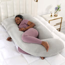 Advwin Pregnancy Pillow 55inch J haped Pillow
