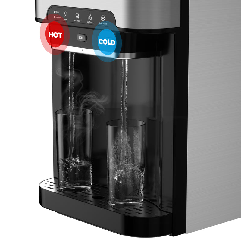 Advwin 3-In-1 Ice Maker Portable Water Dispenser