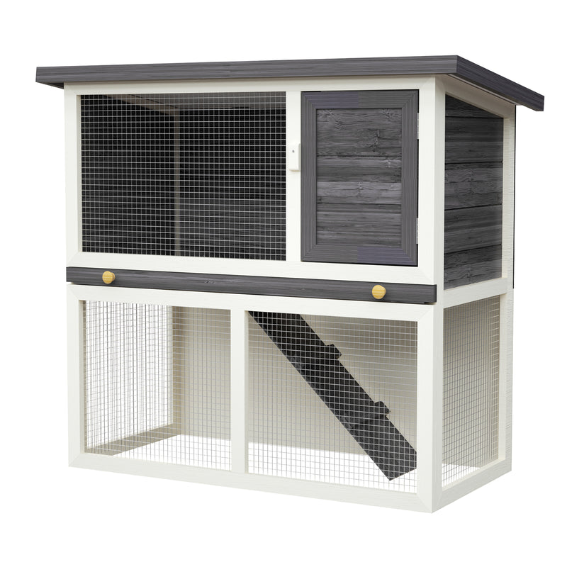 Advwin Wooden Pet Hutch Rabbit Cage House