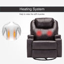 Advwin Recliner Massage Chair Sofa PU Leather