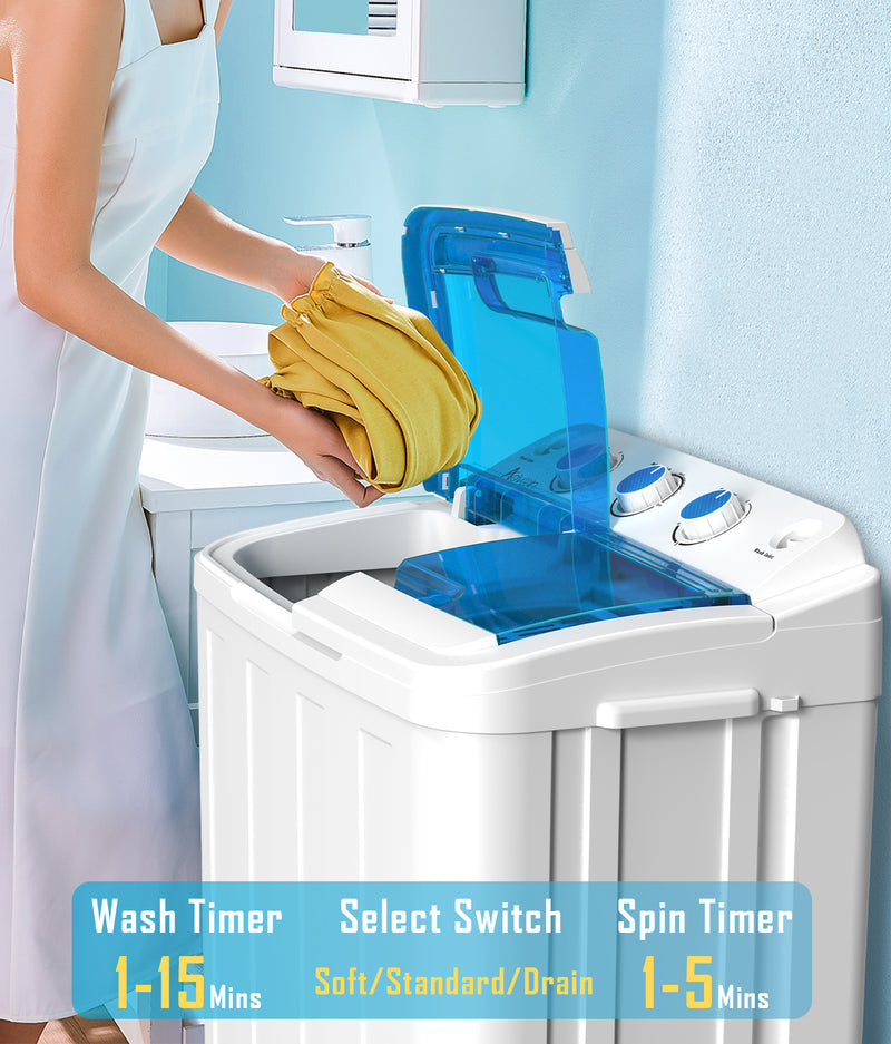 Advwin Washing Machine 2 in 1 Twin Tub Laundry Washer
