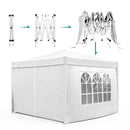 Advwin 3*3m Pop Up Canopy Tent with Side Walls