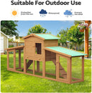 Advwin Rabbit Hutch Chicken Coop 2 Level