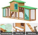 Advwin Rabbit Hutch Chicken Coop 2 Level