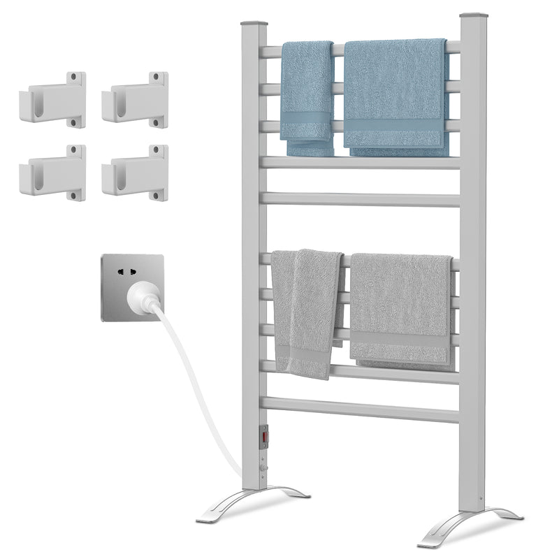 Advwin Electric Heated Towel Rail Wall Mounted Standing