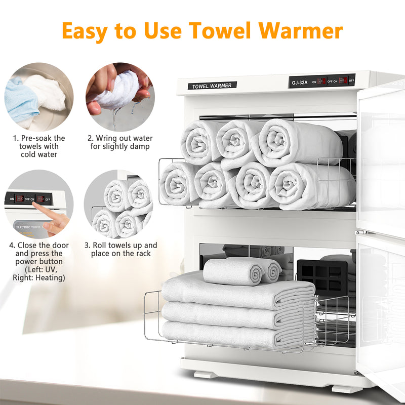 Advwin Electric Warmer Towel Cabinet 32L
