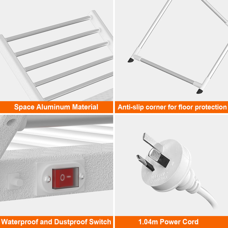 Advwin Electric Heated Towel Rail Foldable