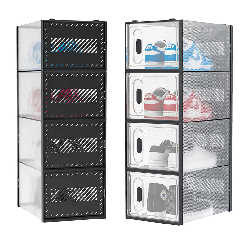 Advwin Large Aromatic Shoe Box Storage Stackable