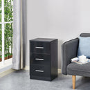Advwin Bedside Table with 3 Drawers 66cm