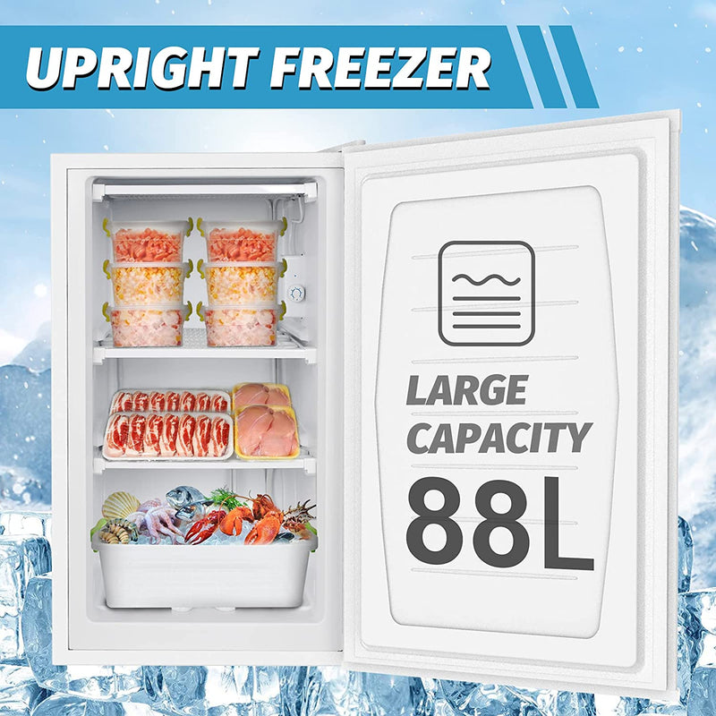 Advwin 88L Mini Upright Freezer Deep Freezer