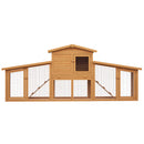 Advwin Rabbit Hutch Chicken Coop 2 Level