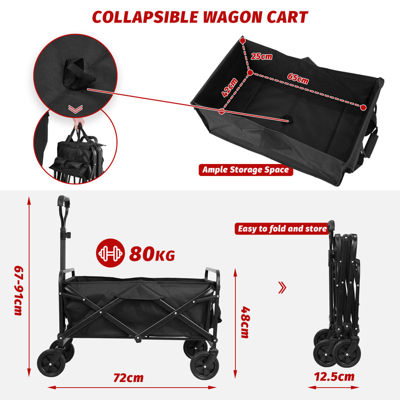 Advwin Outdoors Collapsible Wagon Cart