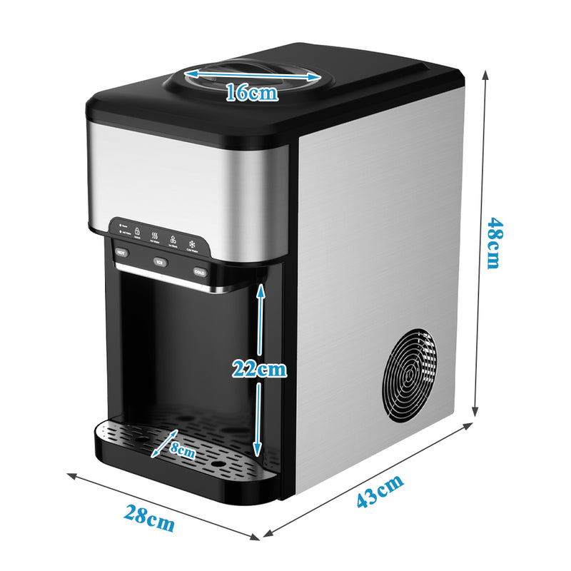 Advwin 3-In-1 Ice Maker Portable Water Dispenser