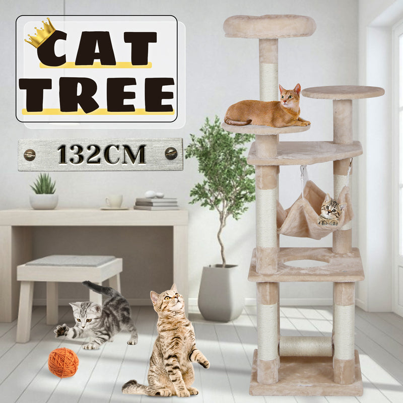 Advwin 132cm Multi-Level Cat Tree Stand