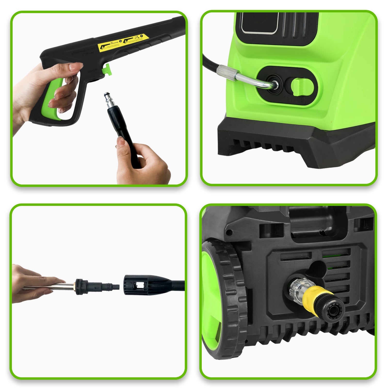 Advwin 3900PSI High Pressure Washer Cleaner LCD