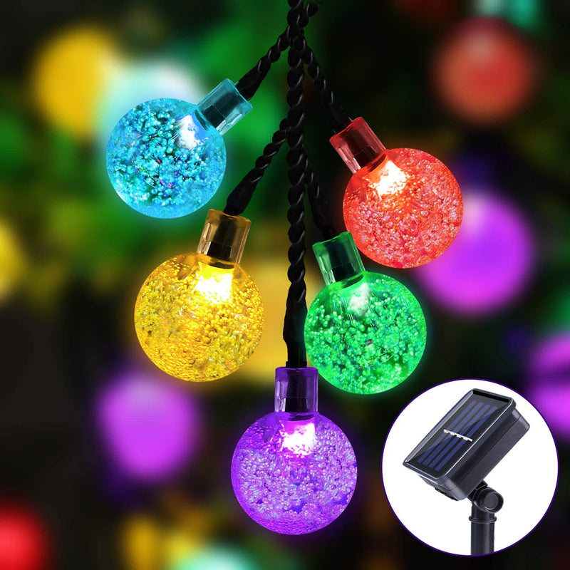 Advwin 12M Solar Powered LED Xmas Fairy Spherical String Lights (Pre-Order)
