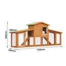 Advwin Rabbit Hutch Chicken Coop 2 Level