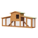 Advwin Rabbit Hutch Chicken Coop 2 Level