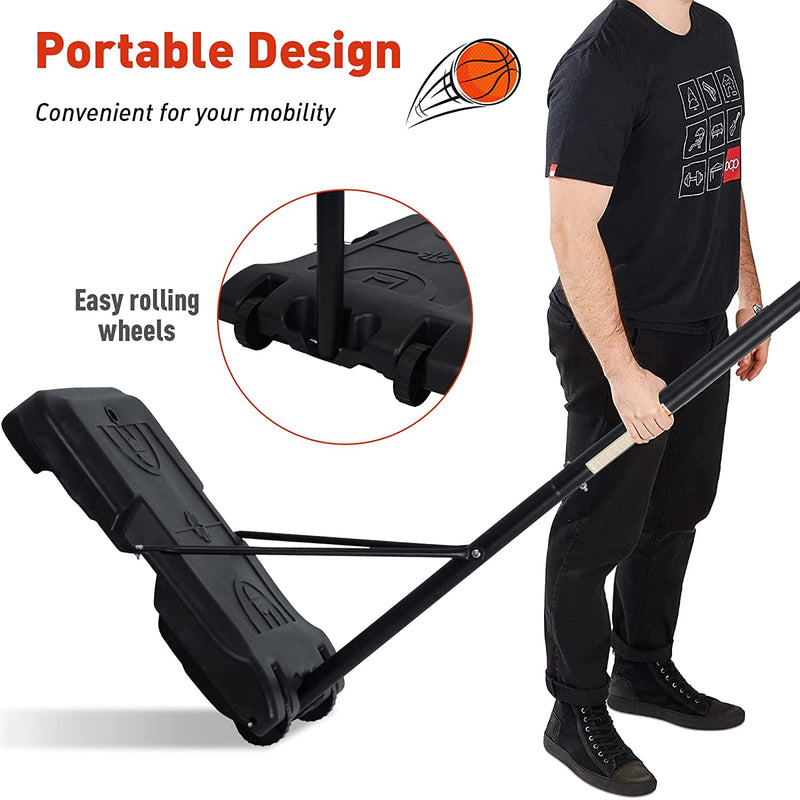 Advwin Adjustable Portable Basketball Hoop Stand