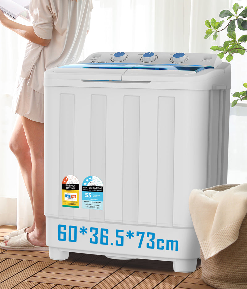 Advwin Washing Machine 2 in 1 Twin Tub Laundry Washer