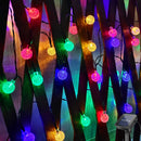 Advwin 12M Solar Powered LED Xmas Fairy Spherical String Lights