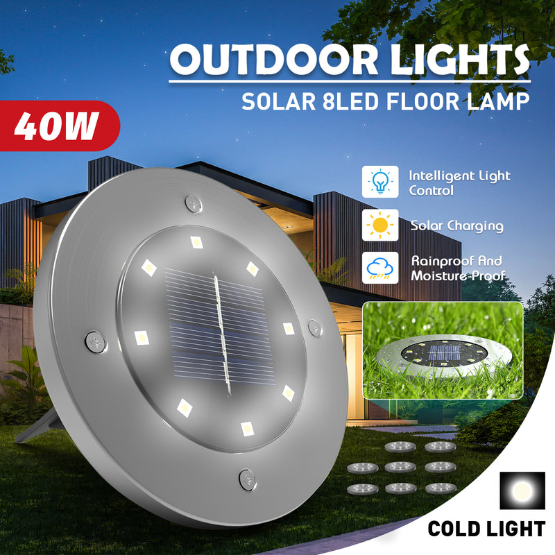 Advwin 24PCS Bright Solar Garden in-Ground Lights